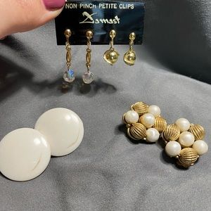 Four-pack of Vintage Earrings